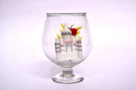 Taj Mahal In Wine Glass Gifting Item (attractive gift for couples)