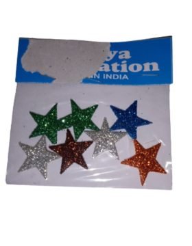 Glitter Small Star Cutting For Project/ School Assignment/ Decoration