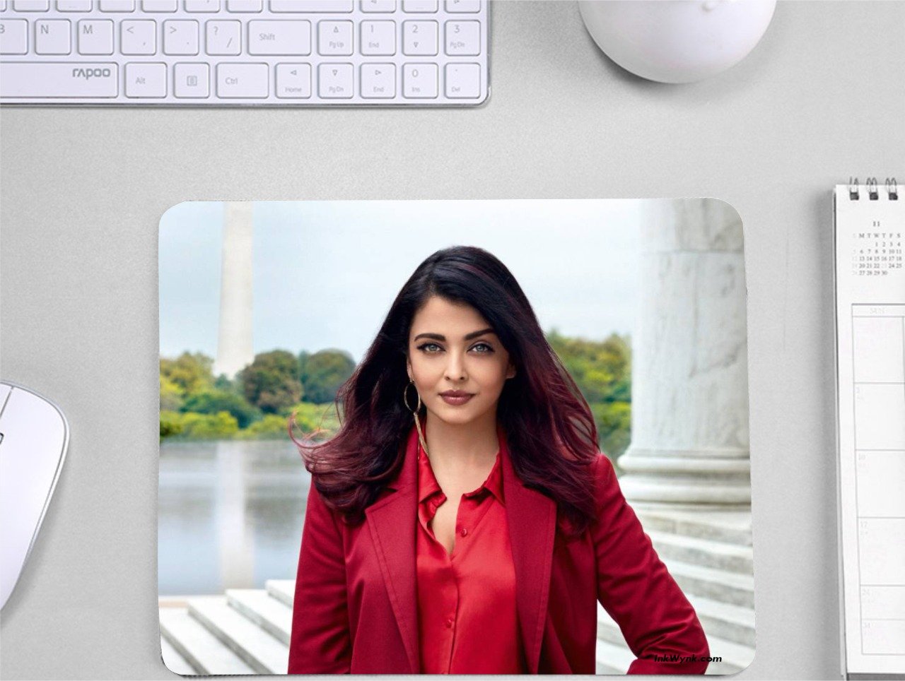 Aishwarya Rai Printed Mouse pad Anti Slip Base 9x7 Inches