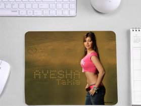 Ayesha Takia Printed Mouse pad Anti Slip Base 9x7 Inch