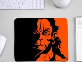 Lord Hanuman Printed designer Mouse pad